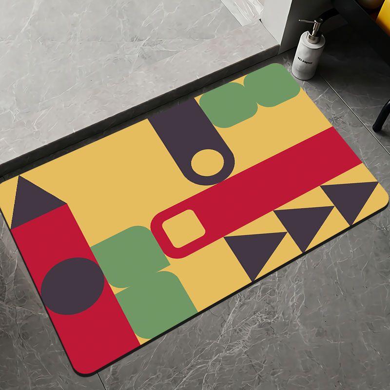 Diatom Mud Toilet Absorbent Anti Slip Pad, Bathroom Floor Mat, Waterproof Kitchen Floor Mat At the Bathroom Entrance