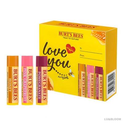 Lippenbalsam 3er-Pack (Granatapfel, Grapefruit, Honig) (+Gratisgeschenk)