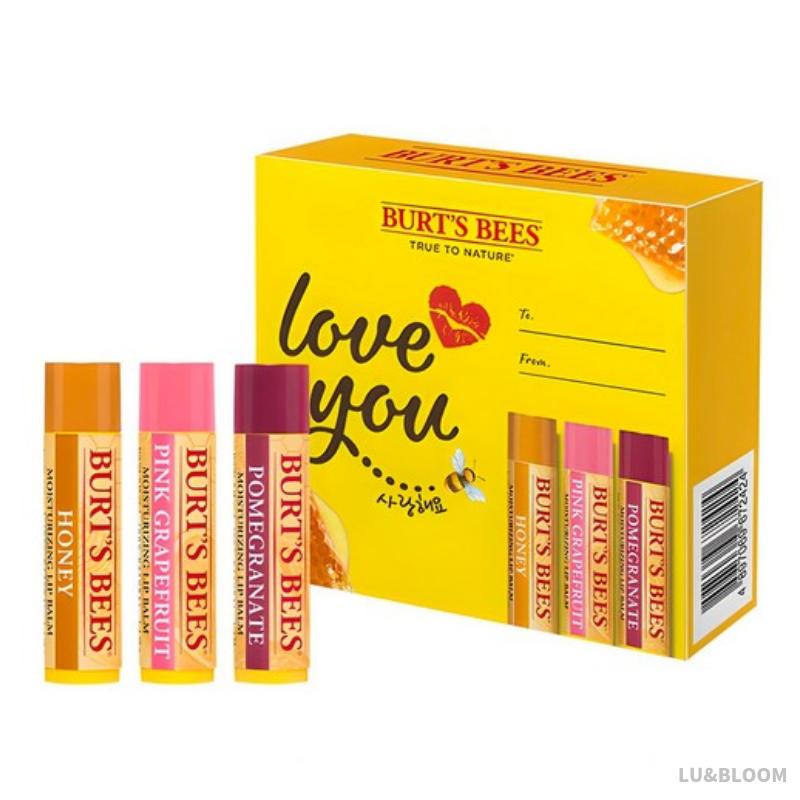 

Burt s Bees Lip Balm 3-Pack (Pomegranate, Grapefruit, Honey) (+Free gift)