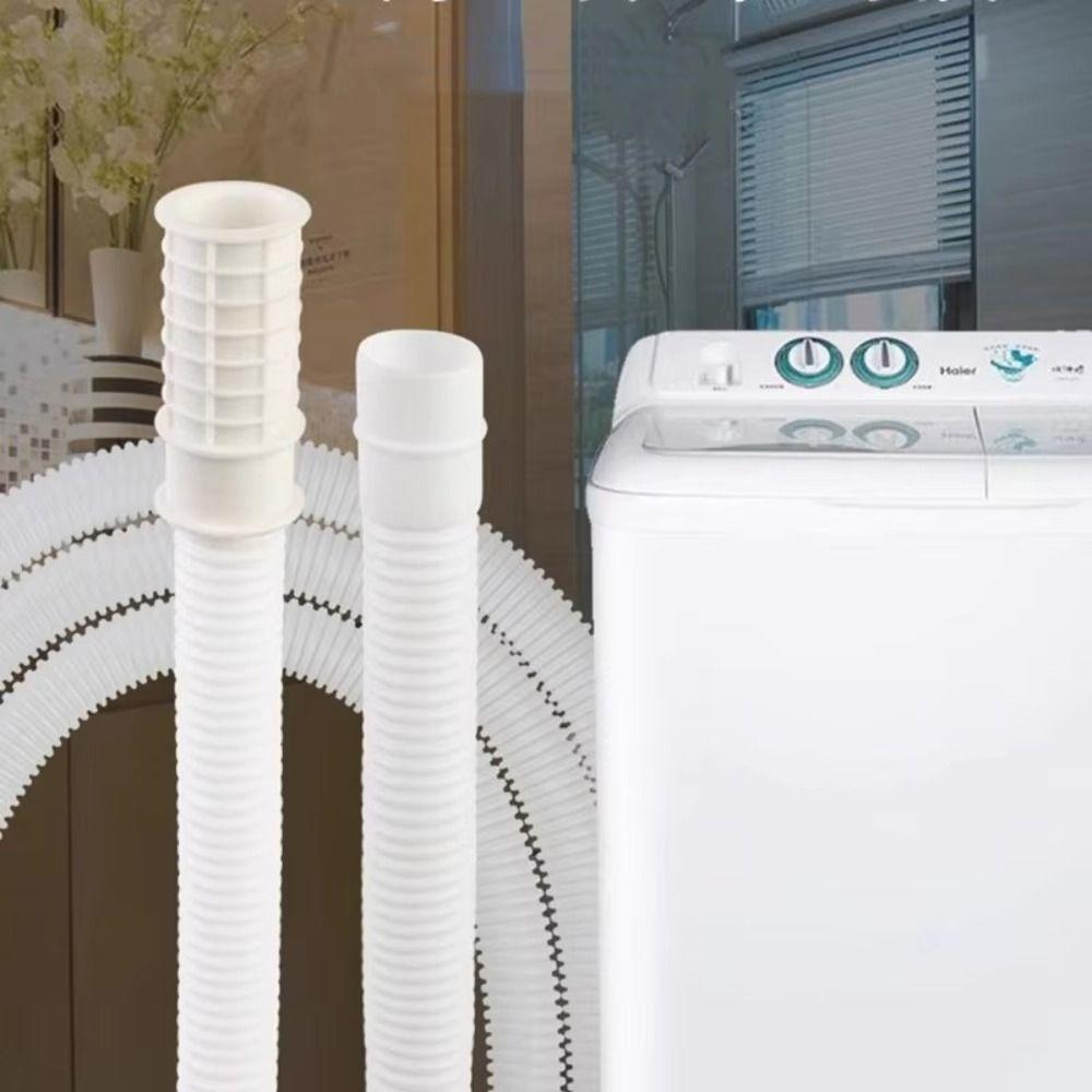 Plastic Washing Machine Tube White Extension Pipe New Air Conditioner Drain Hose