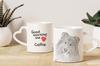 Collie Rough, Long-Haired Collie - Cup with a Dog, Adorable Cup with a Heart-shaped Handle, Universal Gift from the Art-Dog Brand