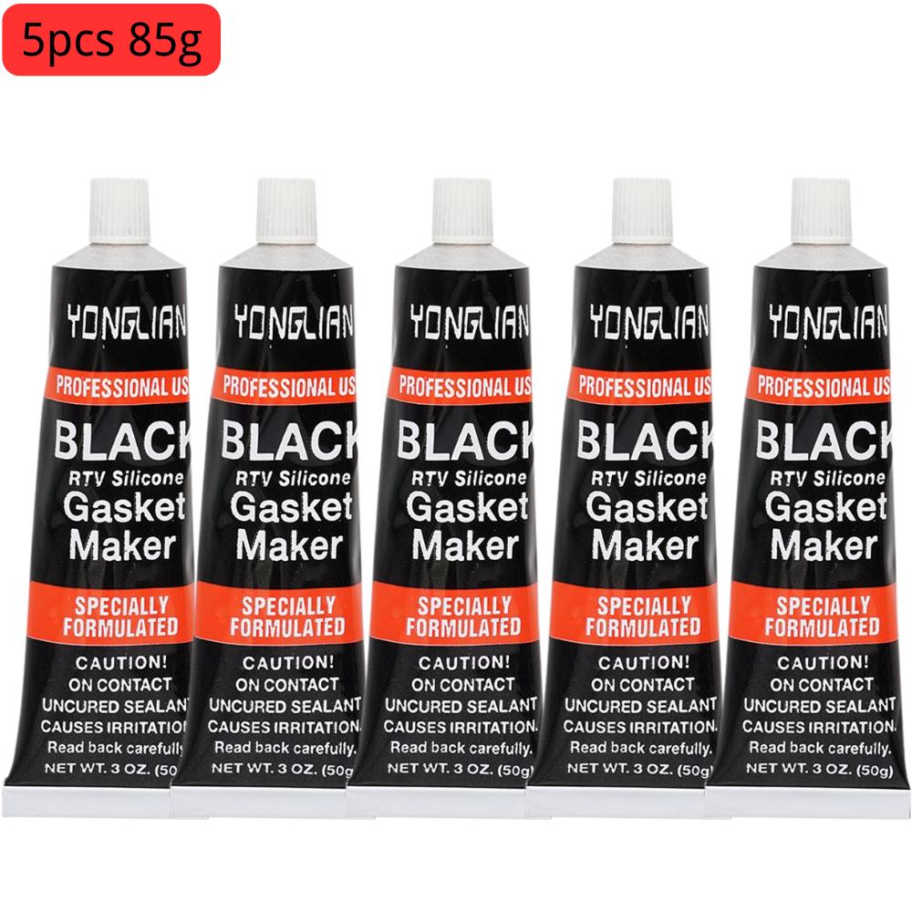 Black Liquid Gasket Sealant - Automotive Engine Sealants, Oil Resistant Gasket-Free Car Sealant, Liquid Gasket Sealer