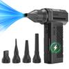 Handheld Turbo Jet Fan 130000RPM Powerful Air Blower Violent Fan Portable With Brush Cleaning Blower Tool High Speed Adjustable
