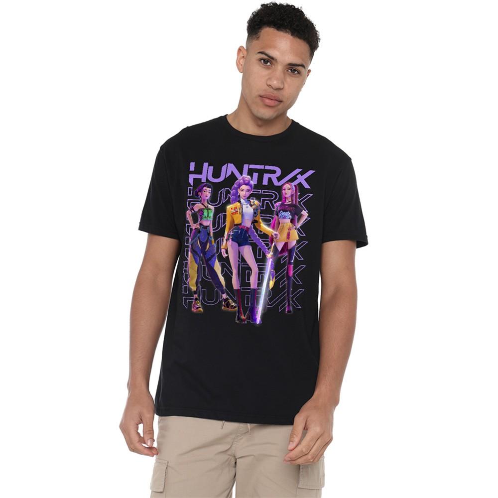 K-Pop Demon Hunters Huntrix HuntrX Golden Trio Pose Unisex T Shirt Black S