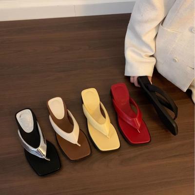 Women Slipper Woman Summer Flat Heel Roman Shoes Low Heels Sandals Footwear 2025 Women's Gladiator Open Toe Beach Ladies