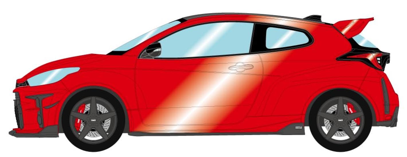 

EIDOLON 118 Tom s GR Yaris 2021 Emotional Red 2 Готовый продукт