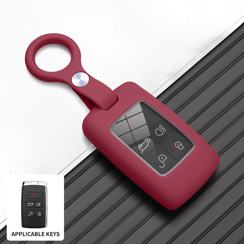 For Range Rover L405 L494 L560 L551Land Rover Discovery L462 L550 L663 Liquid Silicone Car Key Holder Smart Key Fob Case Cover