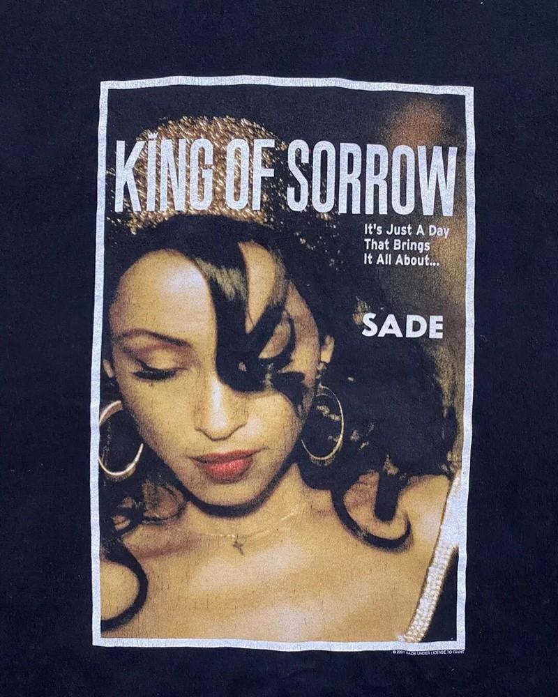 SADE King Of Sorrow Short Sleeve Black Unisex S-5XL T-Shirt Unisex T-Shirt XXL