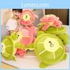 Soft Adorable Turtle Plush Toy For Girls Cozy Sleep Pillow Birthday Gift Green Pink