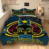 Jul C'Est Pas Des Lol Pattern Bedding Quilt Set Quilt Cover Pillowcase Home Birthday Gift(1 * duvet cover + 2 * pillowcase, without core)
