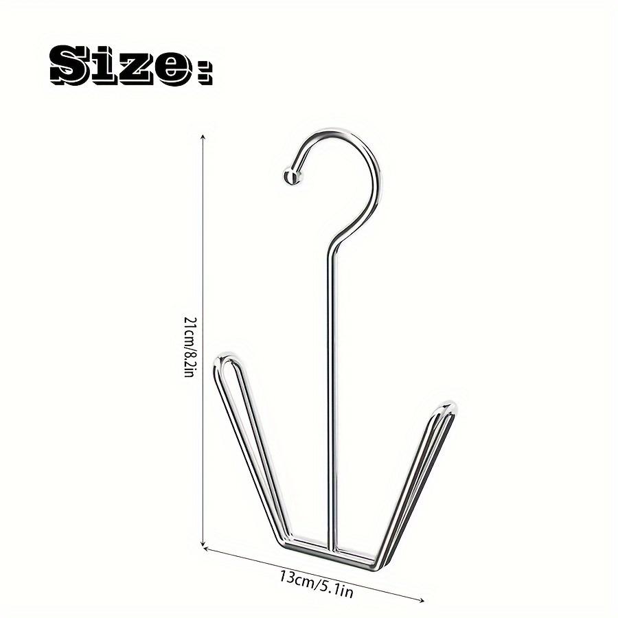 Fashion Shoe Hangers Wall-Mounted Stainless Steel Shoe Hangers Space Saver forHats and Shoes