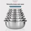 HUIHUADU 20cm Thickened Stainless Steel Mixing Bowl