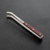 Wooden Pure Titanium Tea Tweezer Boutique Tea Clip Household For Toast Bread Pickles Flower Tea Drinkware Equipment Collection