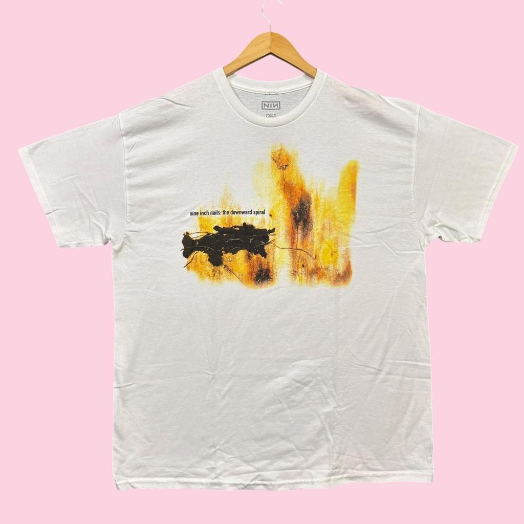 Nine Inch Nails The Downward Spiral Album Rock Band Tee XL