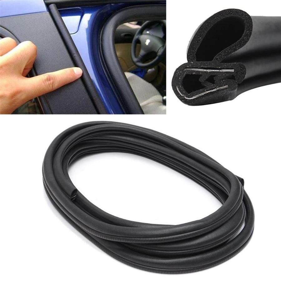 3 Meters 30mm Universal Door Edge Trim Protector Guard Hardwearing Car Auto Truck Ship Dustproof Rubber Seal Strip With Steel Sheet
