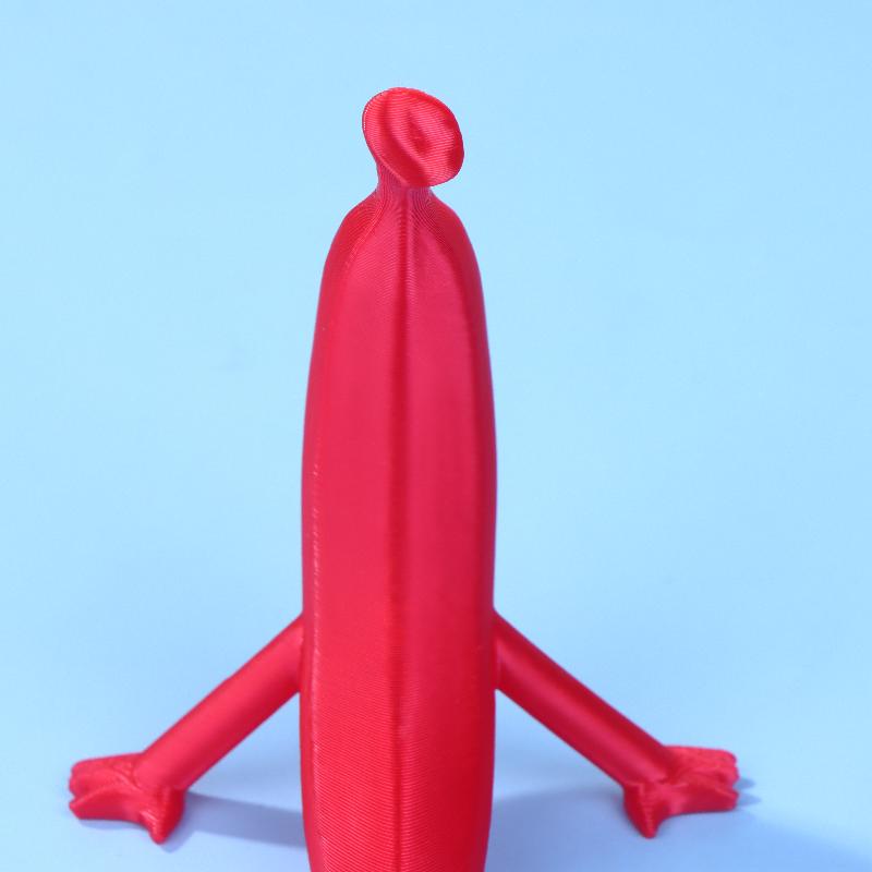 3D-gedruckte Spielfigur Bananenmodell Bewegliche Gelenke Simulationsschlange Büro-Desktop-Ornament Osterbasteln Geschenk