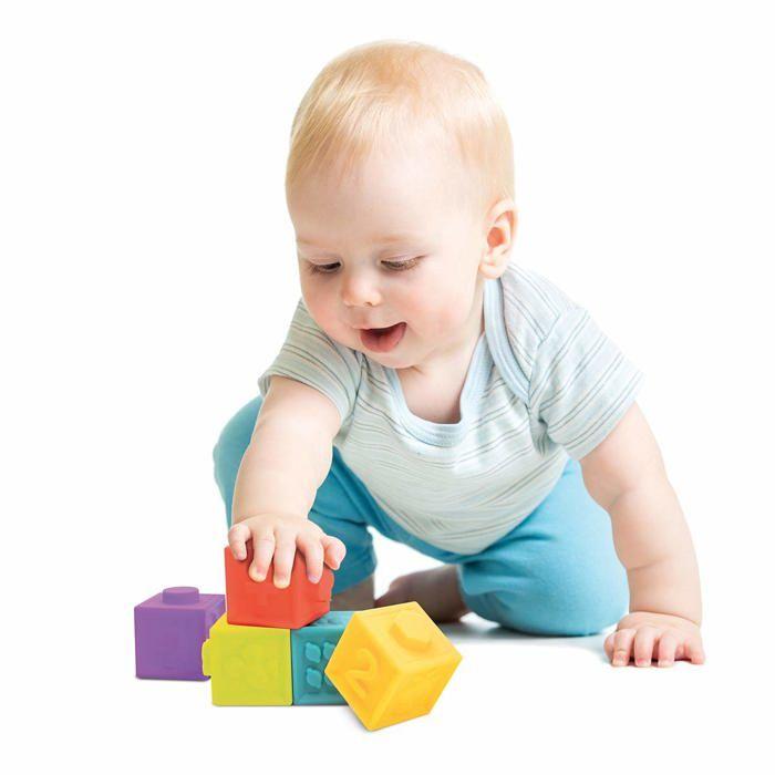 Cube d'éveil - LUDI - 30070 - 5 cubes souples - Jouet éducatif - 100% PVC