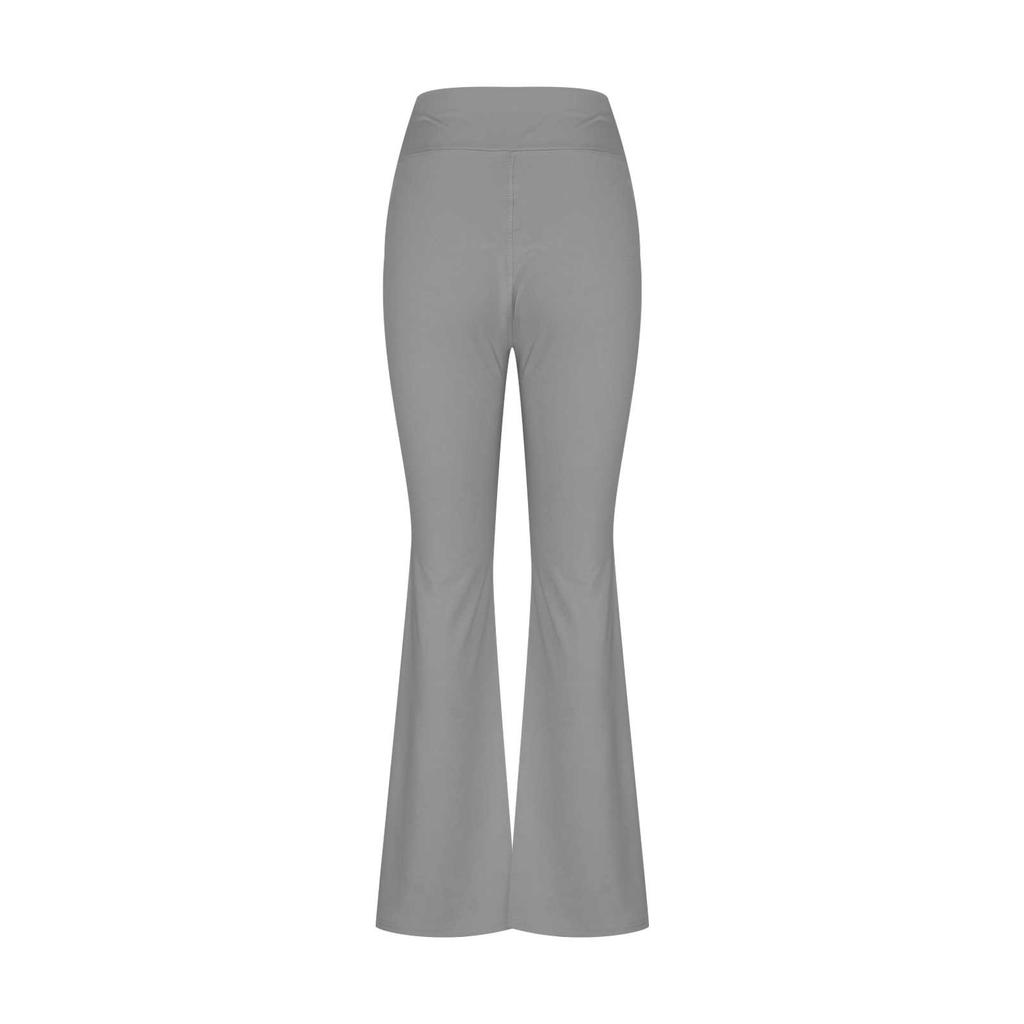 Womens Stretch Yoga Leggings Fitness Running Gym Sports Full Length Pants Flared Trousers