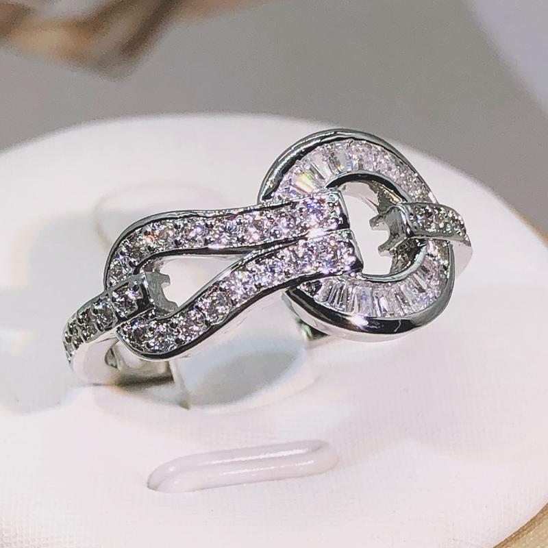 925 Sterling Silver Geometric Round Winding Ring Ladies Jewelry Party Birthday Gift Suitable for Women