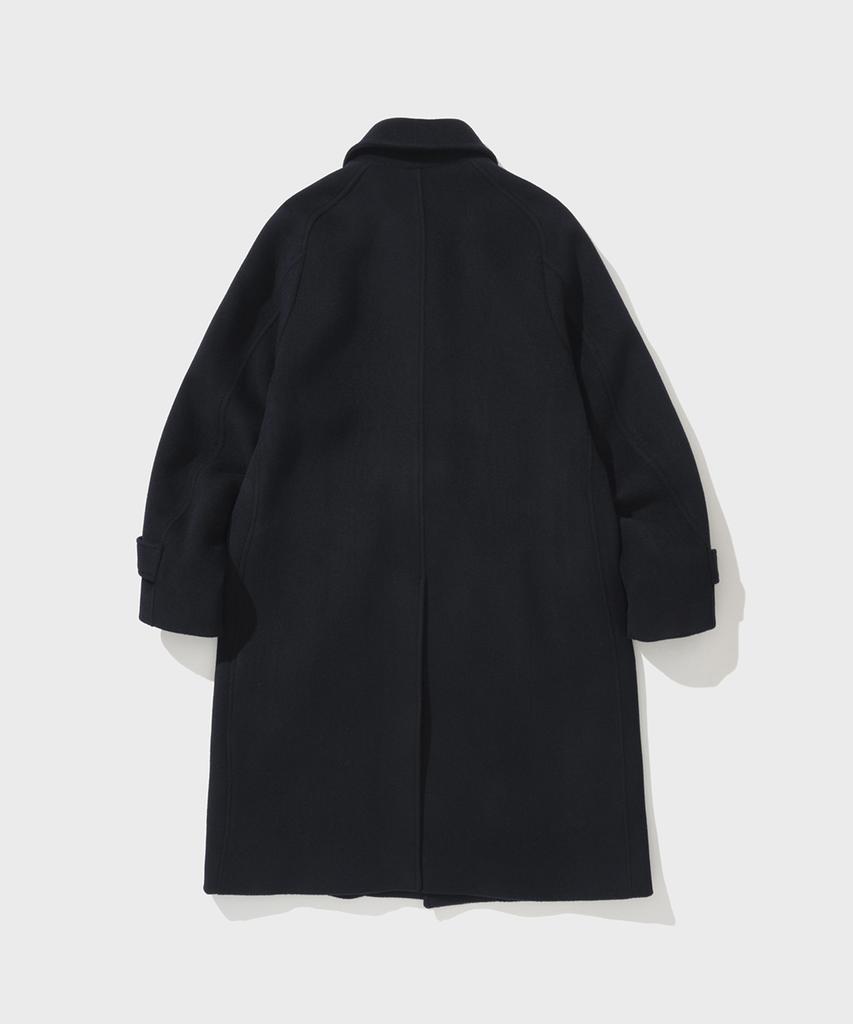 Shirter Fine Master Balmacaan Coat (Dark Navy)