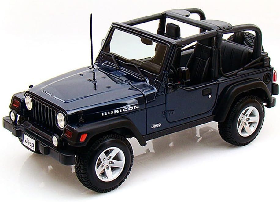 Maisto Jeep Wrangler Rubicon Scale Topless Orange Special Edition Diecast Model 1/18