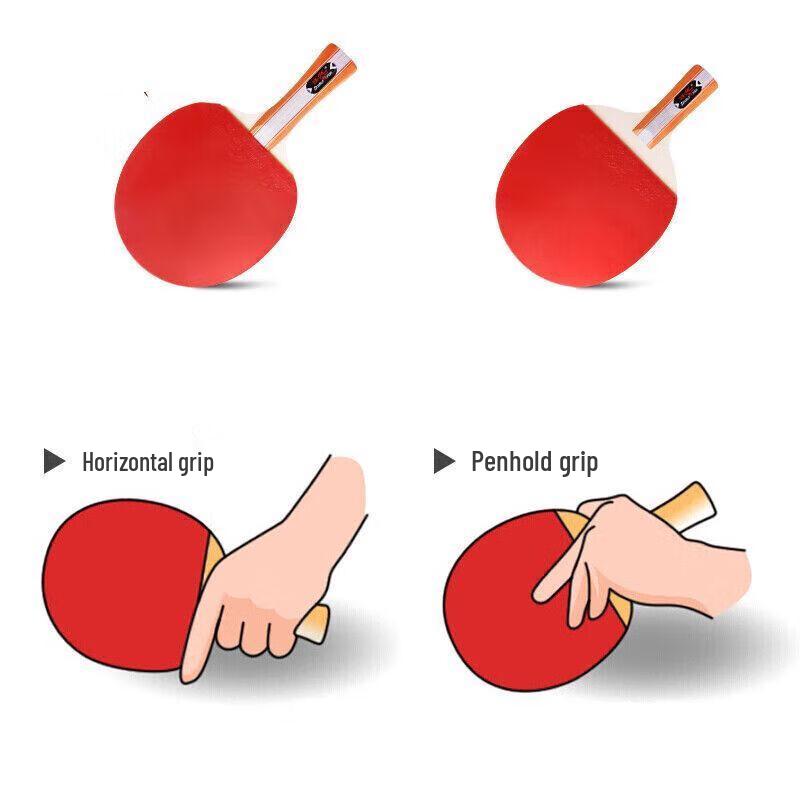 Double Fish Table Tennis Racket Set