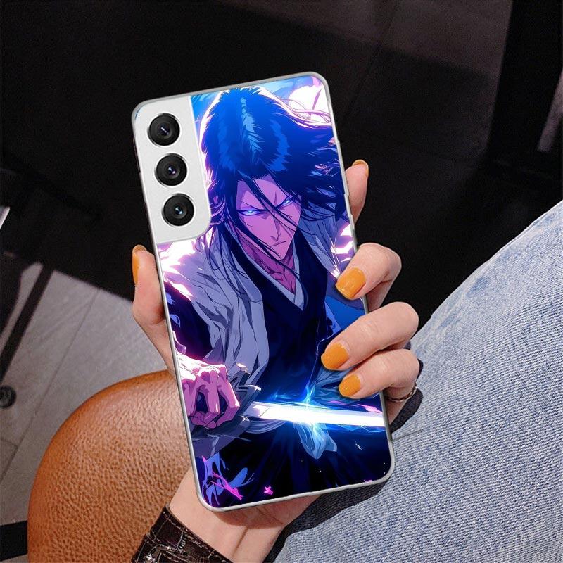 Bleach Kuchiki Byakuya Phnoe Case for Samsung Galaxy S26 S25 Edge S23 S24 Ultra S22 Plus S21 S20 FE Unique Cover Soft Coque Gala