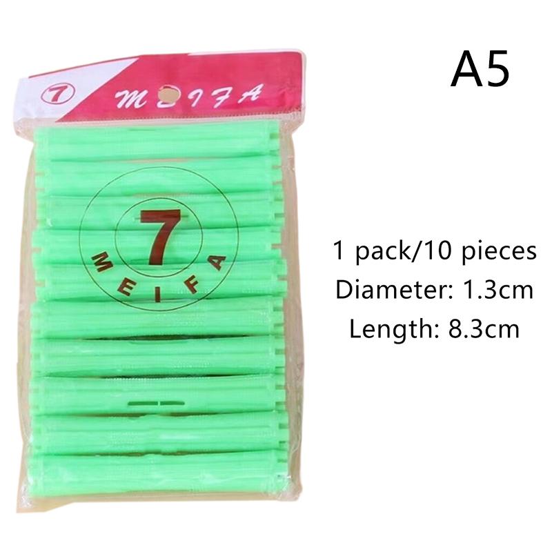 7/8/9/10 Stuks Hittevrije Krultang Geen Hitte Haarrollers Krulspeld Trek Kern Luie Krullen Flexi Staaf Golfvormers Haarstyling Tool