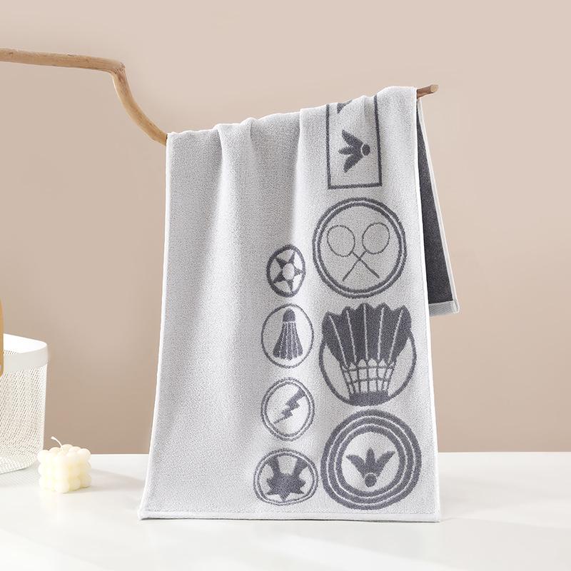 Class A Large Absorbent Cotton Bath Towel - Thickened, Adult Size, Polyester-Cotton Blend
