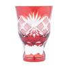 [Authentic] Tajima Glass "Edo Kiriko" Sake Cup, Ochoko, Guinomi, Diameter approx. 6 x Height 8.5cm, 