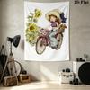 Sarakey Wall Tapestry Aesthetic Wall Hanging Printed Fabric Blanket Decorative Tapestries For Bedroom Living Room Home Decor