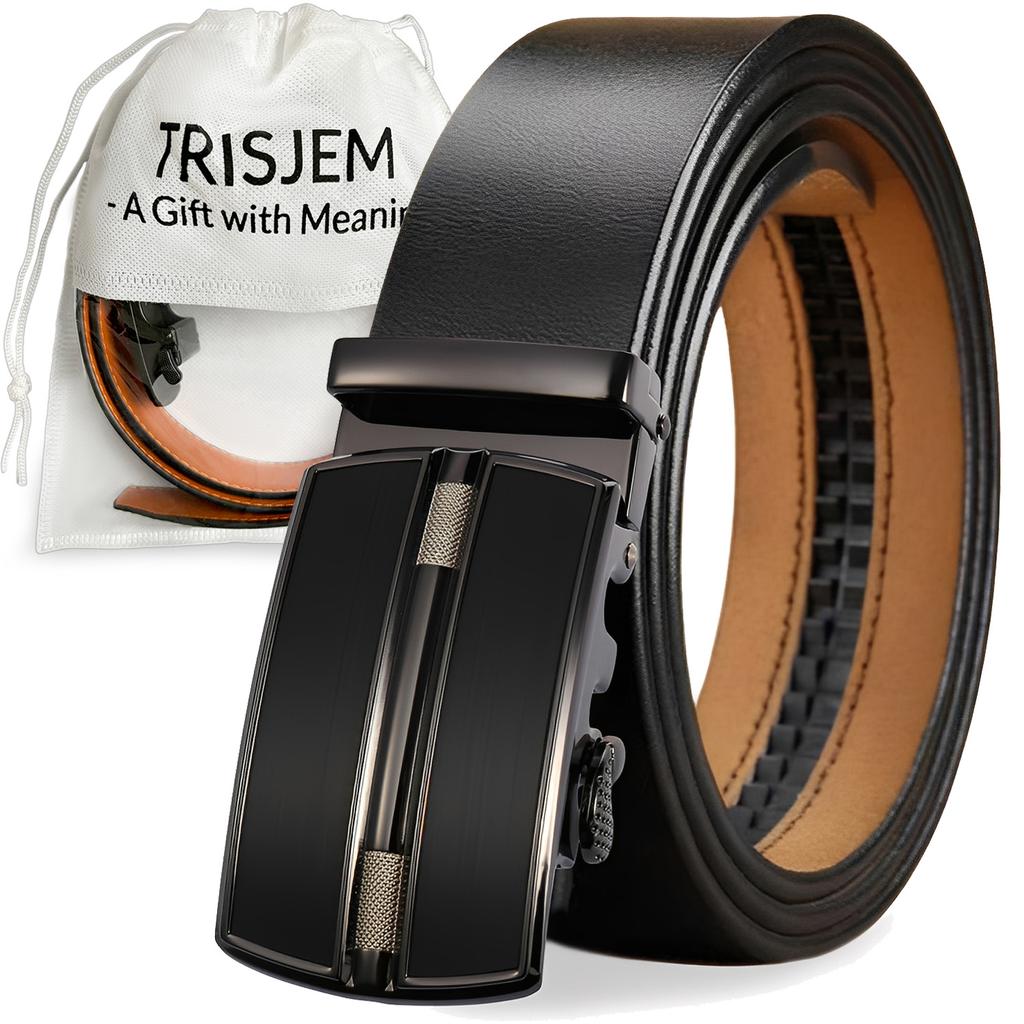 Men's High Quality Cowskin Leather Belt Strap Male Metal Alloy Automatic Buckle Belt for Men Formal Luxury Jeans Waistband Strap