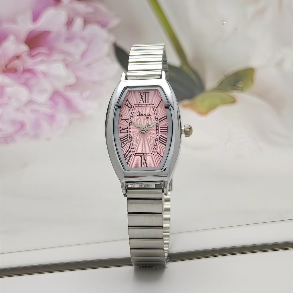 Mode Fassförmige Damen Quarz Uhr Klassisches Stahlband Damen Quarz Armbanduhr Relógio Feminino Reloj De Mujer