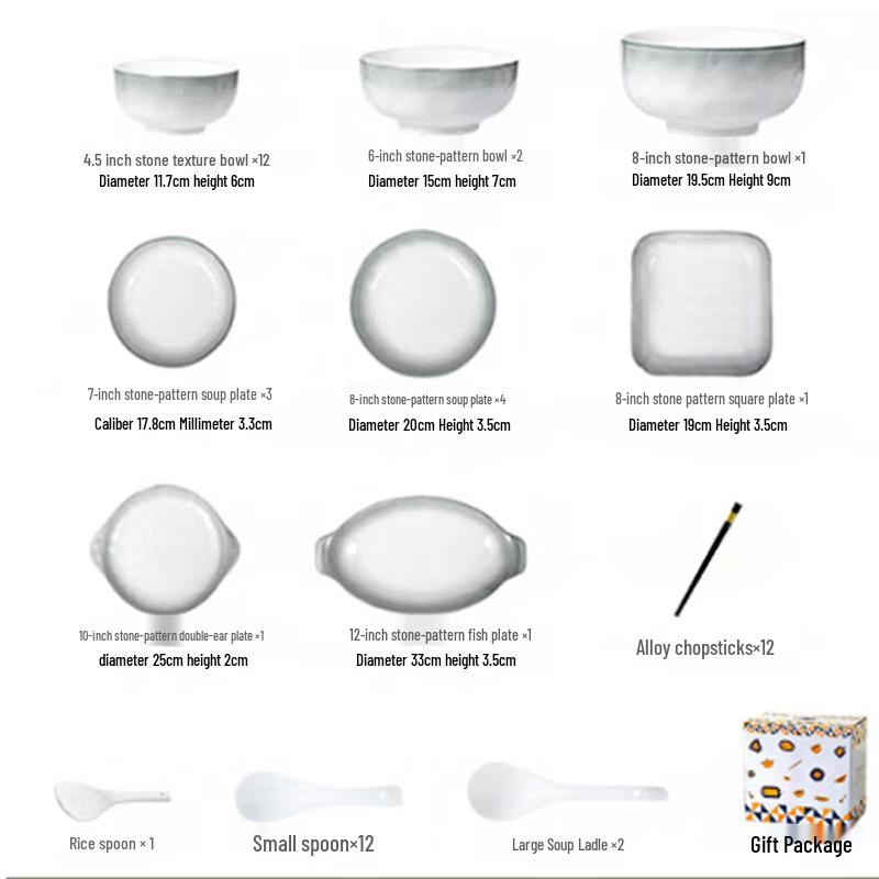 

Underglaze Ceramic Dinnerware Set