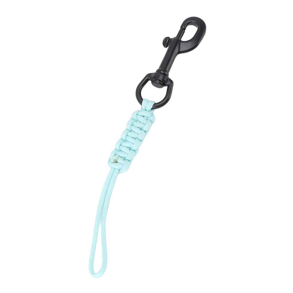 Handgewebtes Tauch-Lanyard Anti-Verlust-Band Leuchtendes Unterwasser-Sicherheitsseil Tauch-BCD-Ausrüstung mit 316 Edelstahl