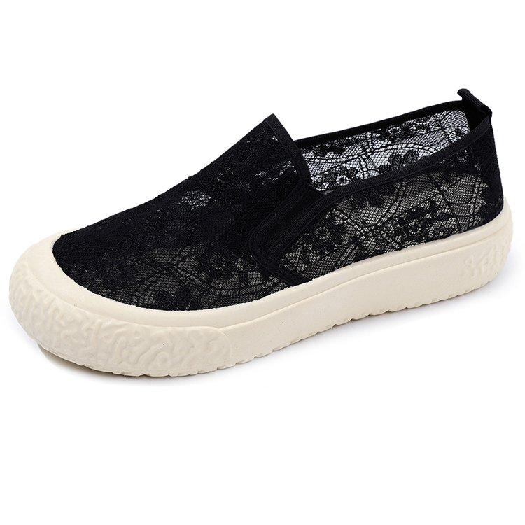 

Летние новые модные женские туфли для рыбалки на толстой подошве, одинарные туфли-пуловеры, повседневные трендовые универсальные теннисные туфли 41 чёрный