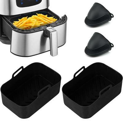 Air Fryer Silicone Pot Clip Set Reusable High Temperature Resistant Dishwasher Safe Air Fryer
