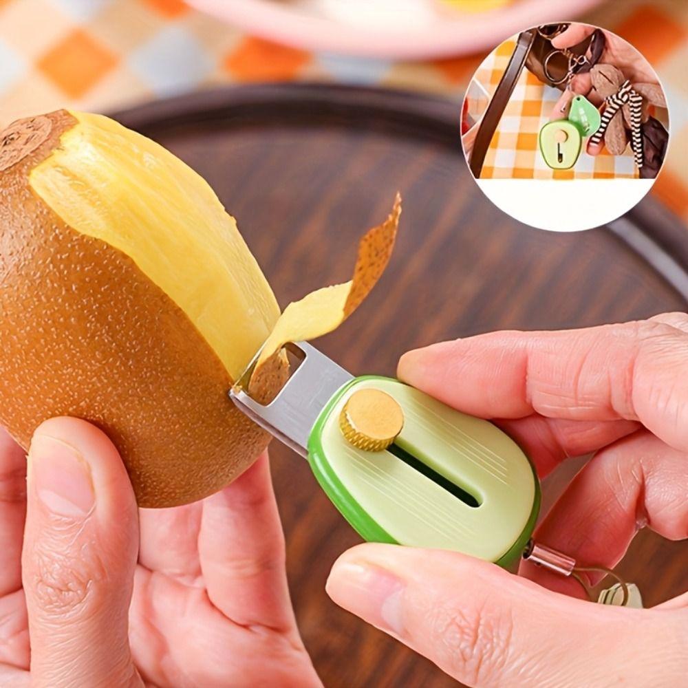 Foldable Mini Peeling Tool Retractable Design Multi-Functional Peeler Travel