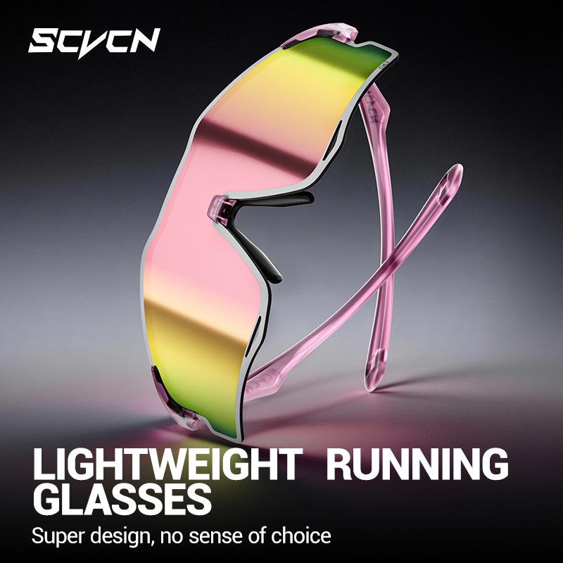 SCVCN Lightweight Photochromic Hiking Eyewear Running Sunglasses for Men Cycling Glasses UV400 Cycling Bike Glasses 2026 Casual