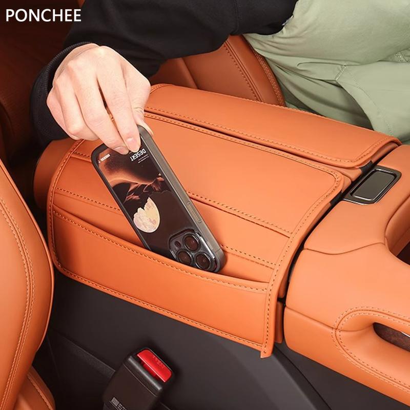 For Byd Yang Wang U8 2023-2025 Central Trunk Cover Car Armrest Protective Leather Case Anti-scratch and Anti-wear Pad