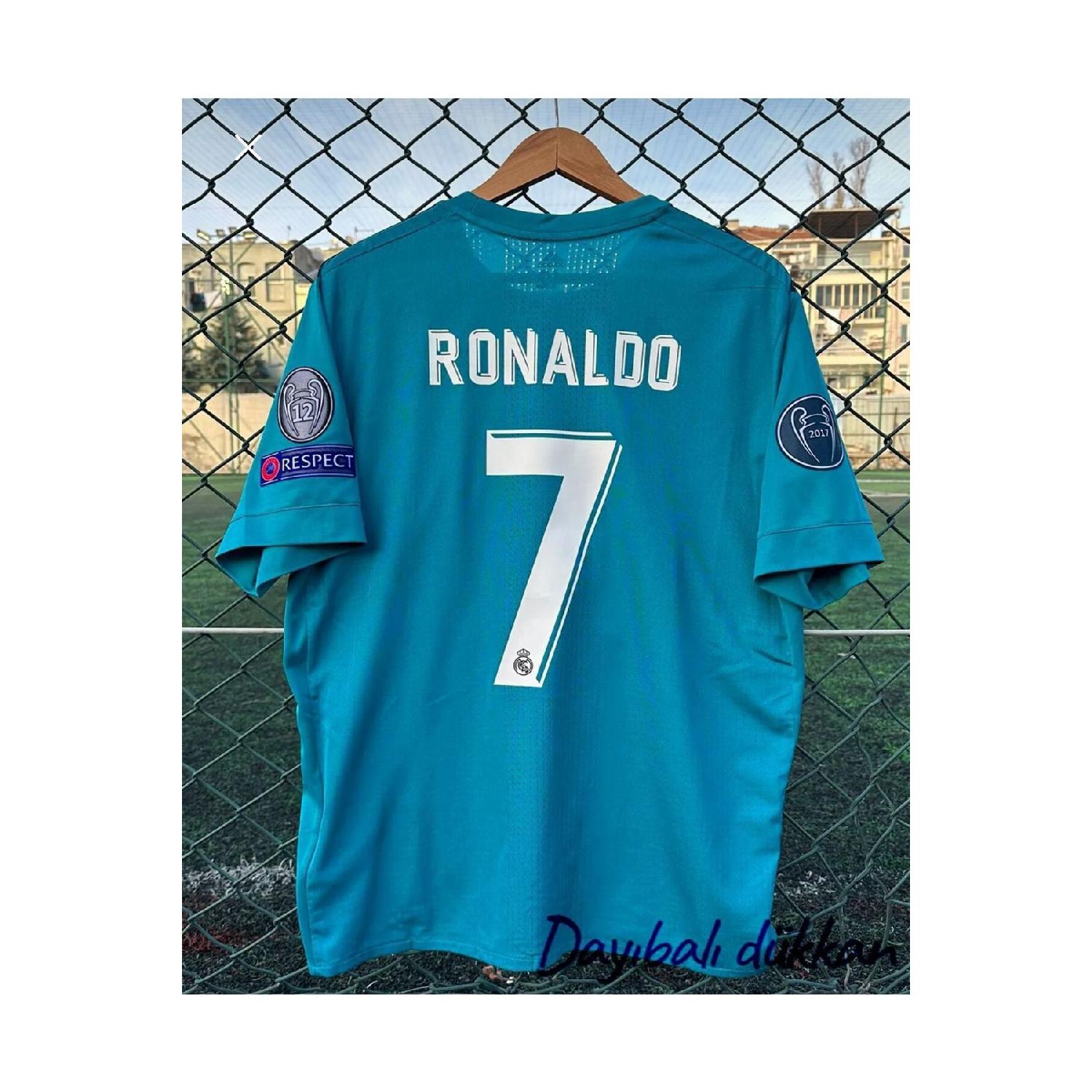 

Криштиану Роналду 2018 выездная бирюзовая майка для взрослых sm11as M