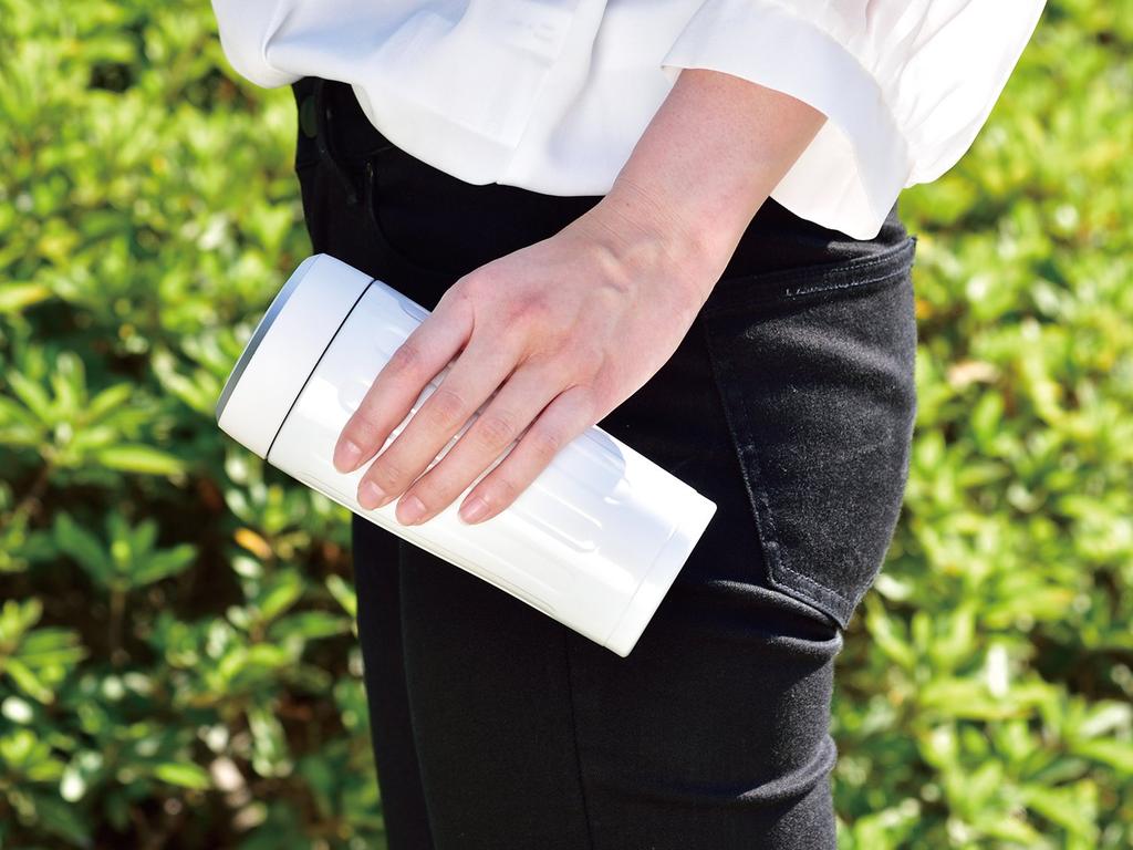 Wahei Freiz Water Bottle/Tumbler, 480ml, White, Vacuum Insulated, Keeps Drinks Hot or Cold, Perfect for Adults, with Lid, IM-0003