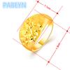 Luxury 24K Gold Ring Gold Plated Gypsophila Ring Glamour Party Engagement Wedding Jewelry Gift