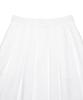 Lee Women'S Cotton Pleated Long Skirt White