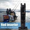 Plastic Fishing Rod Stand Detachable Fishing Box Rod Display Bracket Adjustable Portable  Snap Design Outdoor Accessories