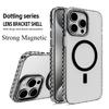 Transparent For Magsafe Magnetic Wireless Charge Phone Case For iPhone 16 14 11 12 13 15 Pro Max Hybrid Armor Protection Cover