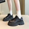 2024 Hot Selling Fashion Solid Color Shoes Spring and Autumn Lace-up Comfortable Versatile Professional Versatile Casual Shoes