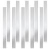 1PC Stainless Steel Strips, Brushed Self Adhesive Strip Metal Trim Strip, Finishing Sheet Metal Strip for Microwave/Oven/Cooktop