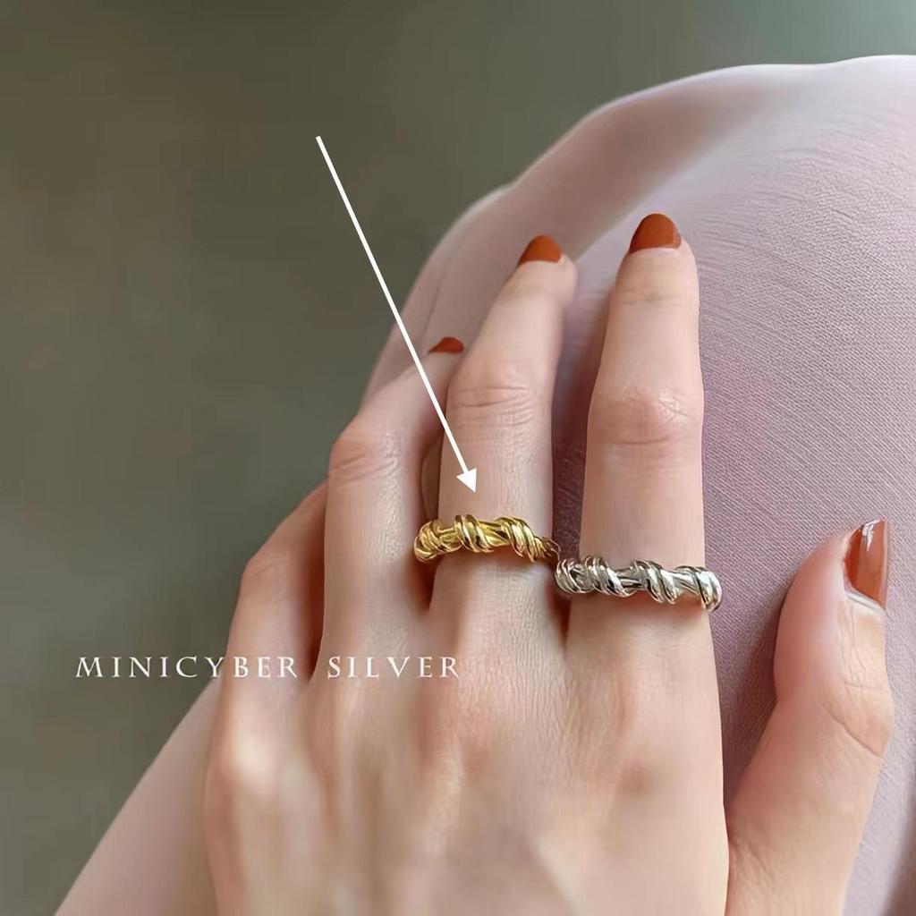 Smiley Adjustable Open Ring for Women - Trendy Niche Design, Perfect for Index Finger.