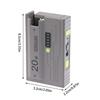 21700 Akku-Ladegerät-Gehäuse DIY Powerbank-Box 20W Typ-C Schnellladung Handy Universelles Kit - Ohne Akkus